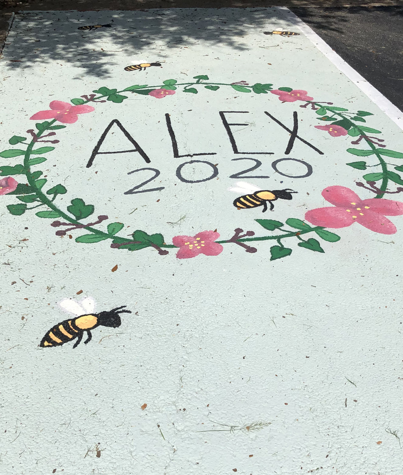 Bryan High School senior parking, 2020